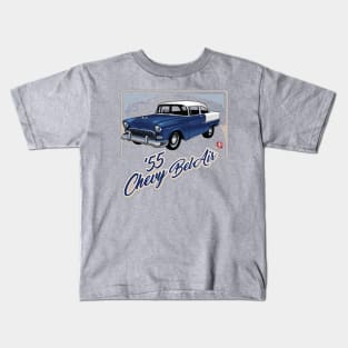 '55 Chevy Bel Air Kids T-Shirt